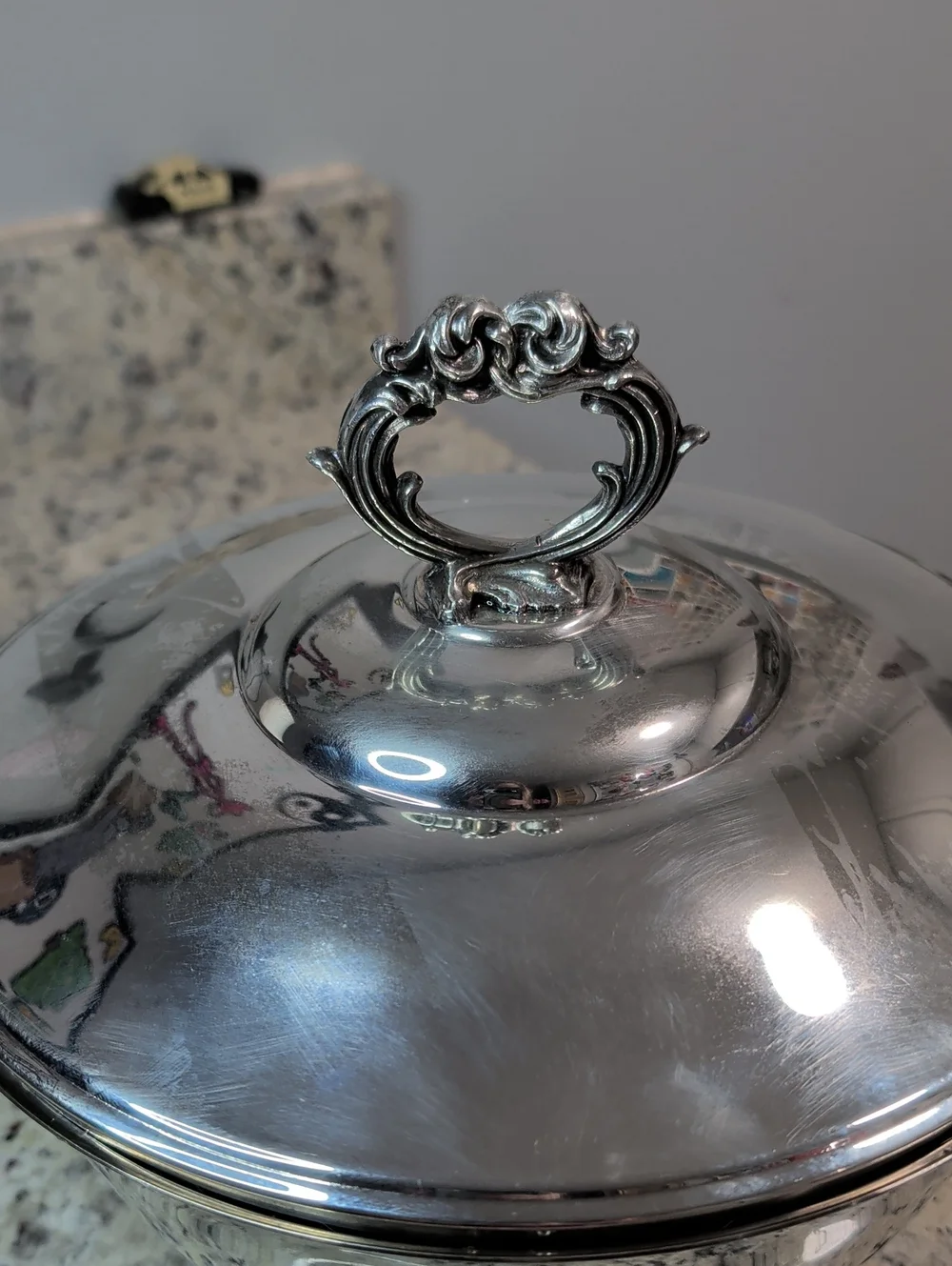 Vintage Large Reed & Barton Silver-Plated Serving Dish With Lid
